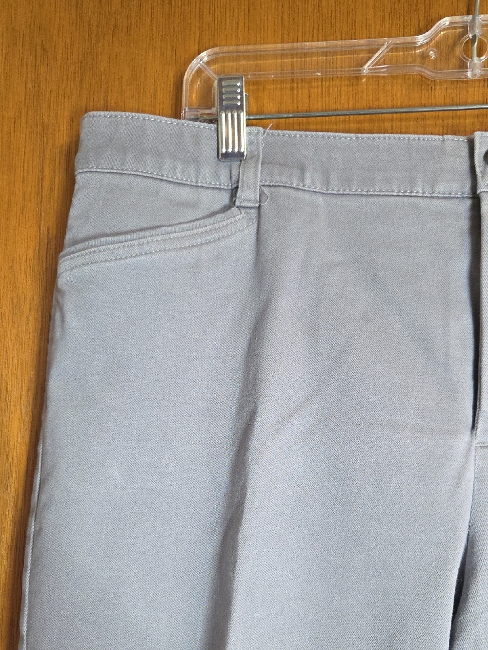 Christopher & Banks Light Gray Trousers - Picture 2 of 9